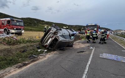 Schwerer Verkehrsunfall mit unklarer Lage